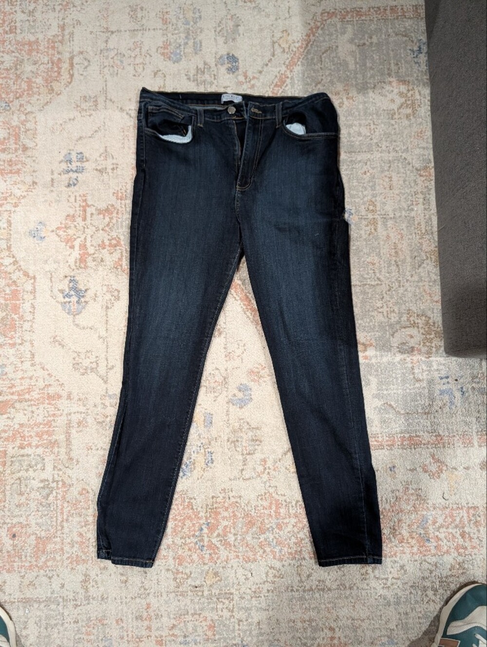 Judy Blue Dark Wash Skinny Jeans High Rise Plus Size 2XL Comfort Stretch